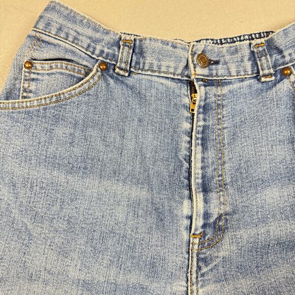 Vintage Levi's Orange Tab High Waist Elastic Back Baggy Straight Leg Jeans - 29 - Picture 3 of 9